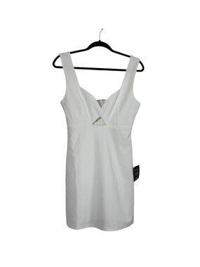 Lulus Dress Flawless Confidence Cutout Bodycon Mini NEW